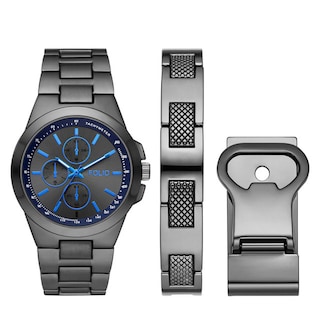 Foto 1 | Set de Reloj Mass Market 3 Piezas para Hombre