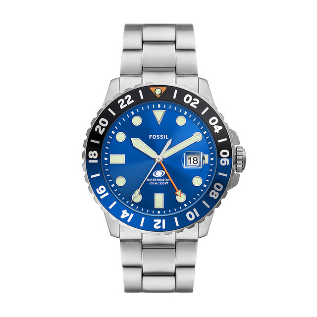 Reloj Fossil Fossil Blue Fs5991 Plateado Para Hombre