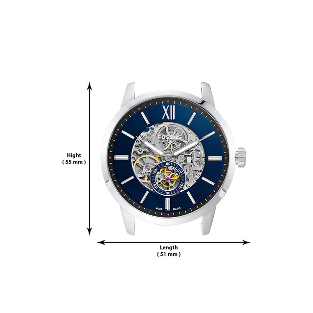 Foto 4 pulgar | Reloj Fossil Townsman Me3154 color Plata para Hombre