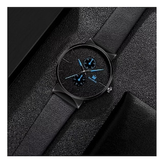 Foto 3 | Set Reloj Hombre De Cuarzo De Negocios Pulsera Caja Negro