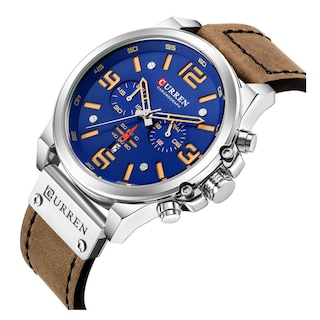 Foto 2 | Reloj Curren Krec161903 Color Marrón Hombre