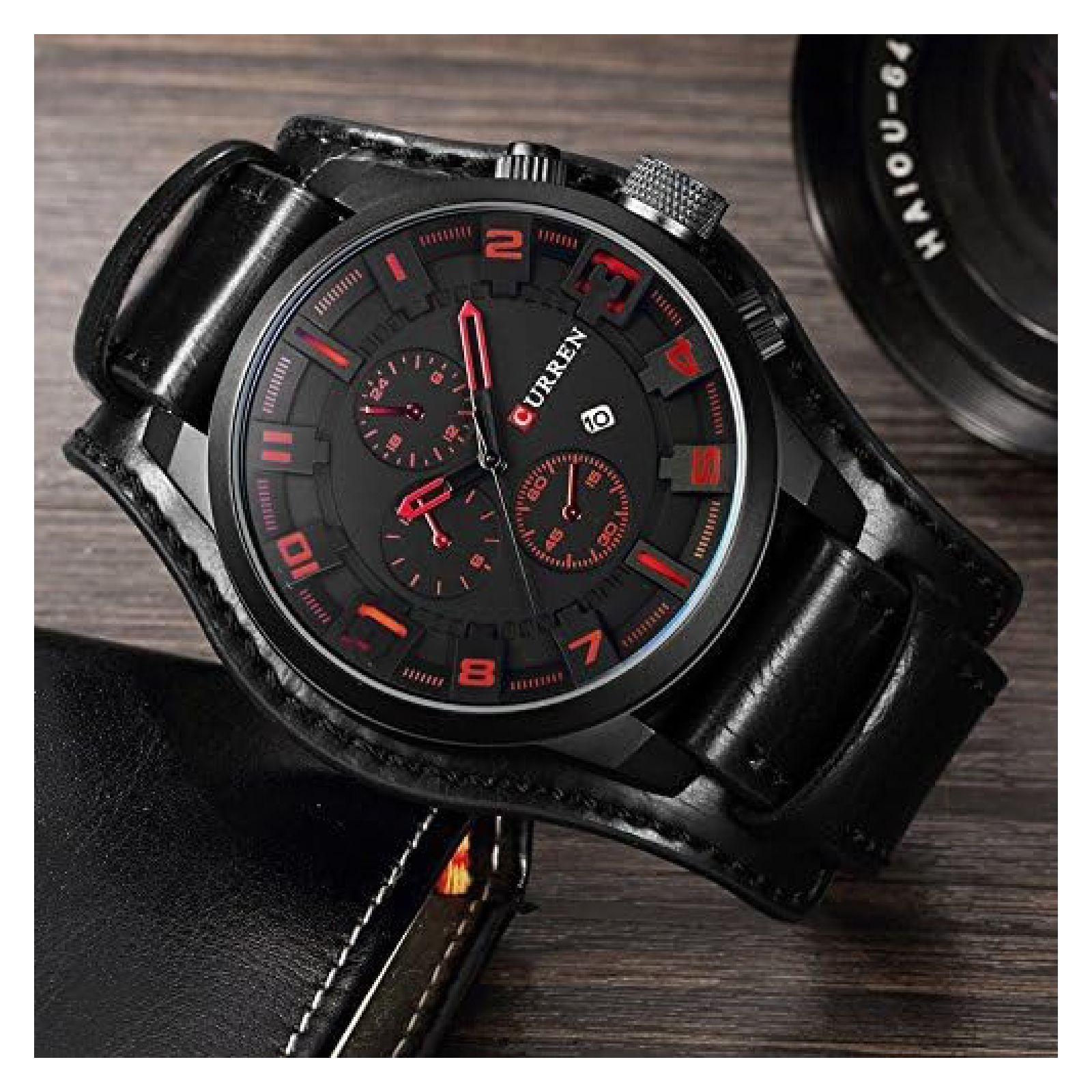 Foto 4 pulgar | Reloj Curren Krea96010401 Negro para Hombre