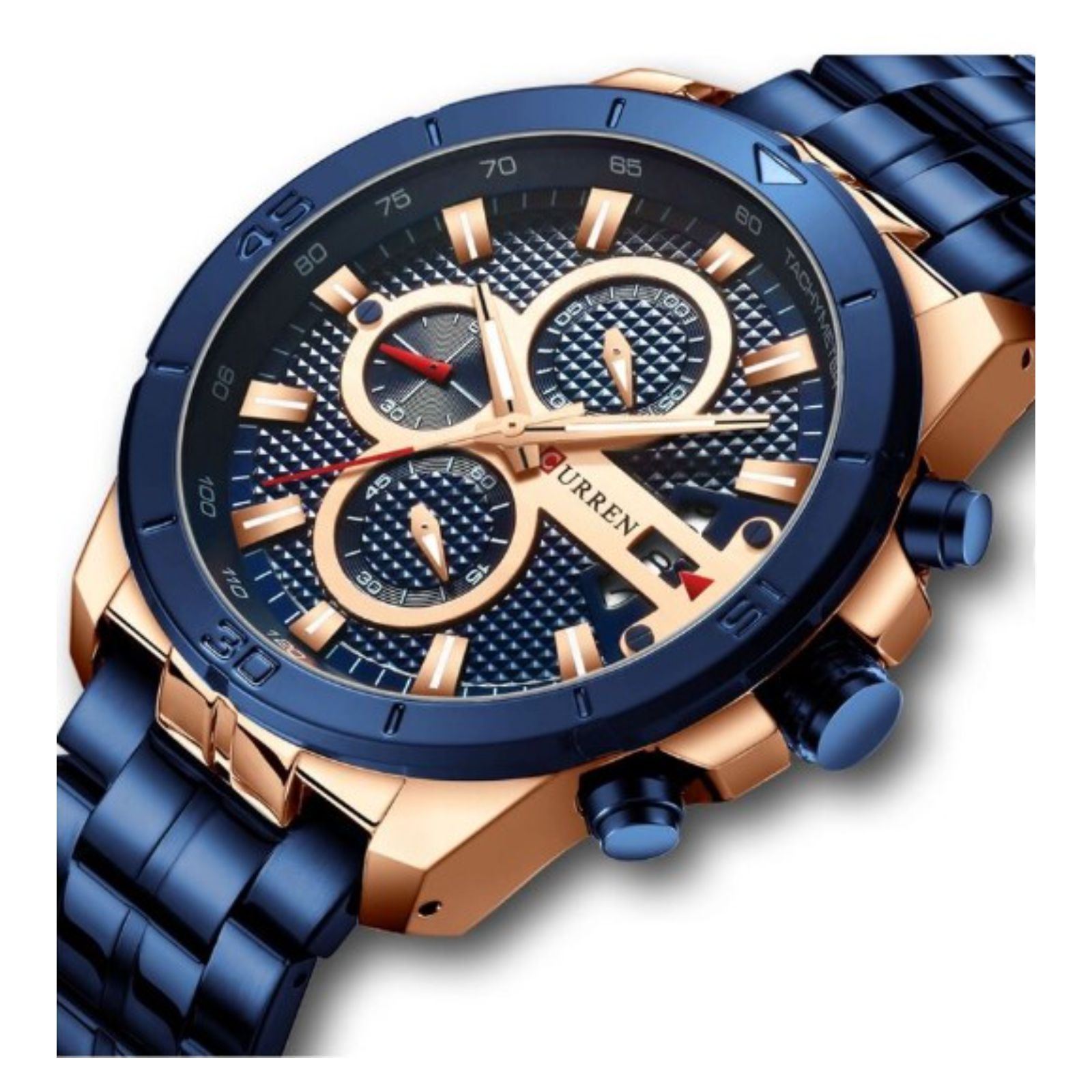 Foto 3 pulgar | Reloj Curren Krec6003 Azul para Hombre
