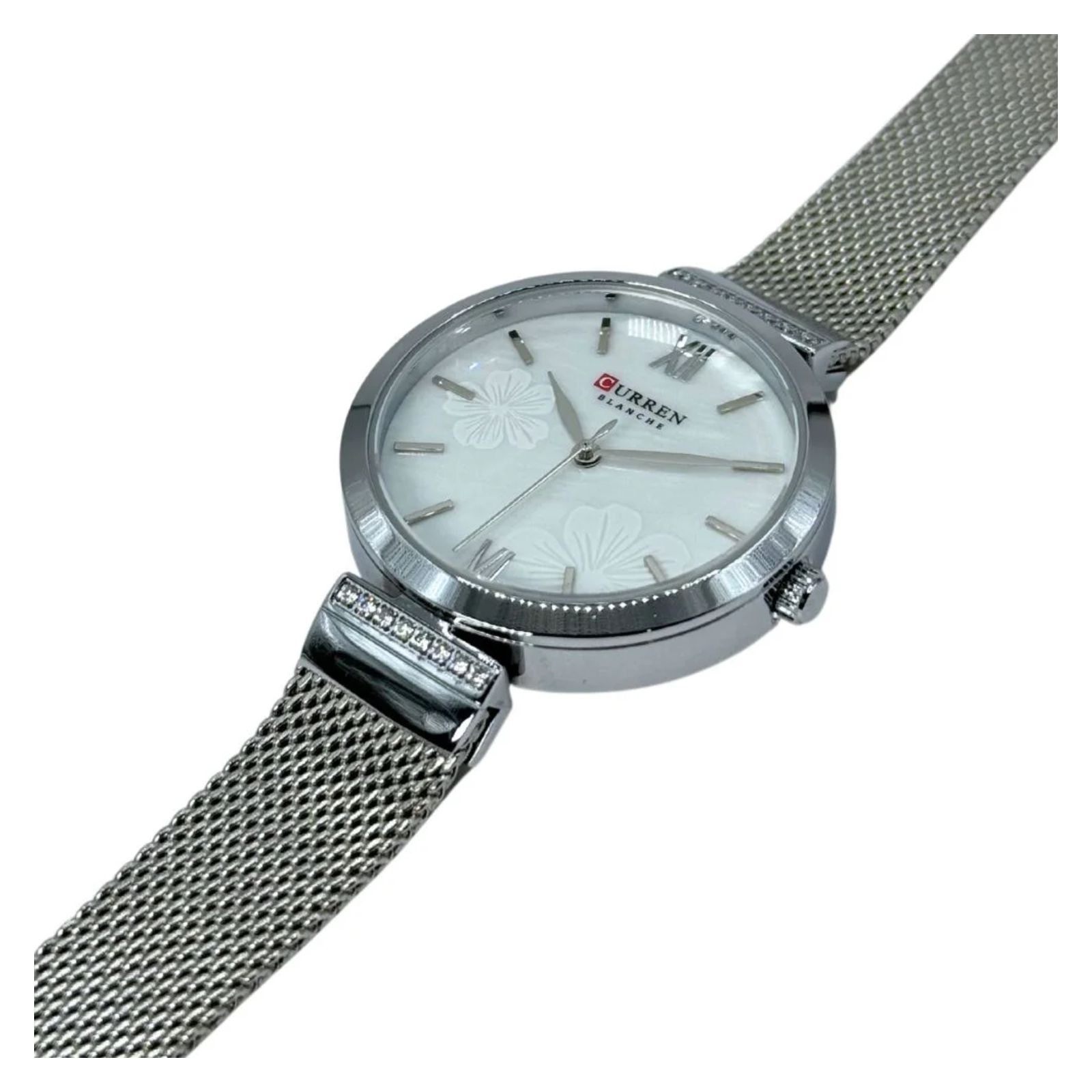 Foto 2 pulgar | Reloj Curren Krec9819 color Plata para Mujer