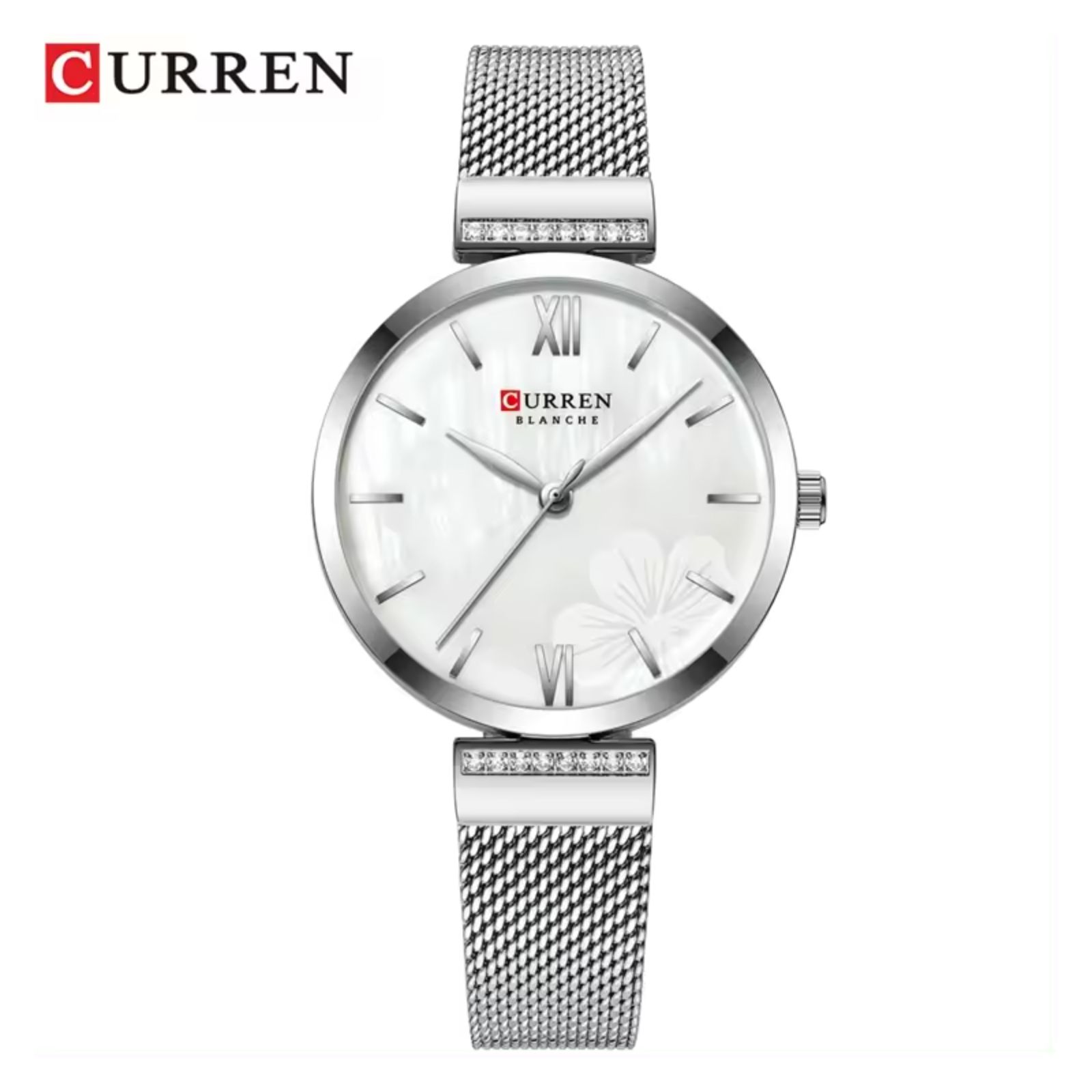 Foto 3 pulgar | Reloj Curren Krec9819 color Plata para Mujer