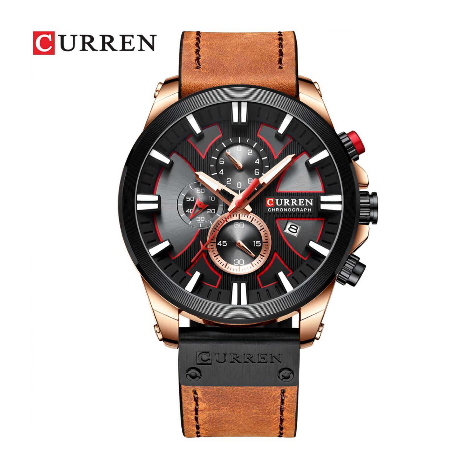 Reloj Curren Krec832011 Color Marrón Hombre