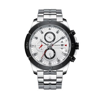 Foto 1 | Reloj Curren Krec6019 Plateado para Hombre
