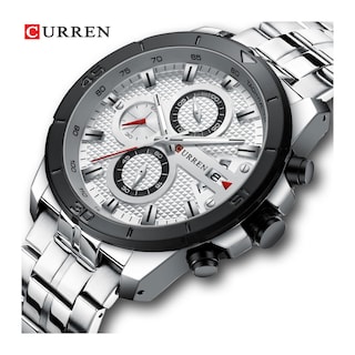 Foto 3 | Reloj Curren Krec6019 Plateado para Hombre