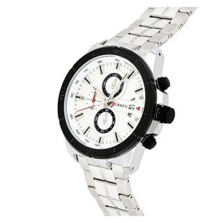 Foto 6 | Reloj Curren Krec6019 Plateado para Hombre