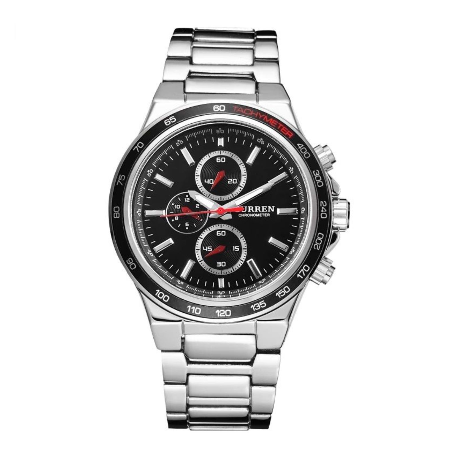 Reloj Curren Krea841901 color Plata Hombre