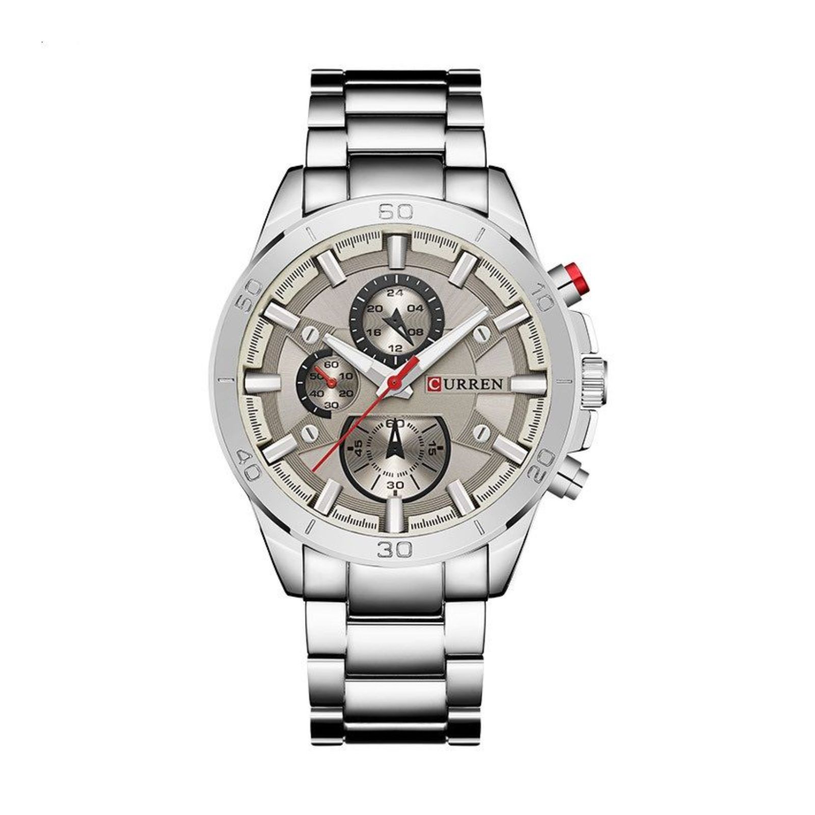 Reloj Curren Kreb561928 color Plata Hombre