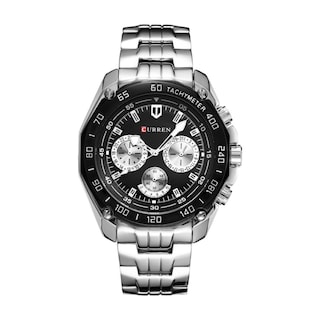 Foto 1 | Reloj Curren KREA351901 Plateado para Hombre