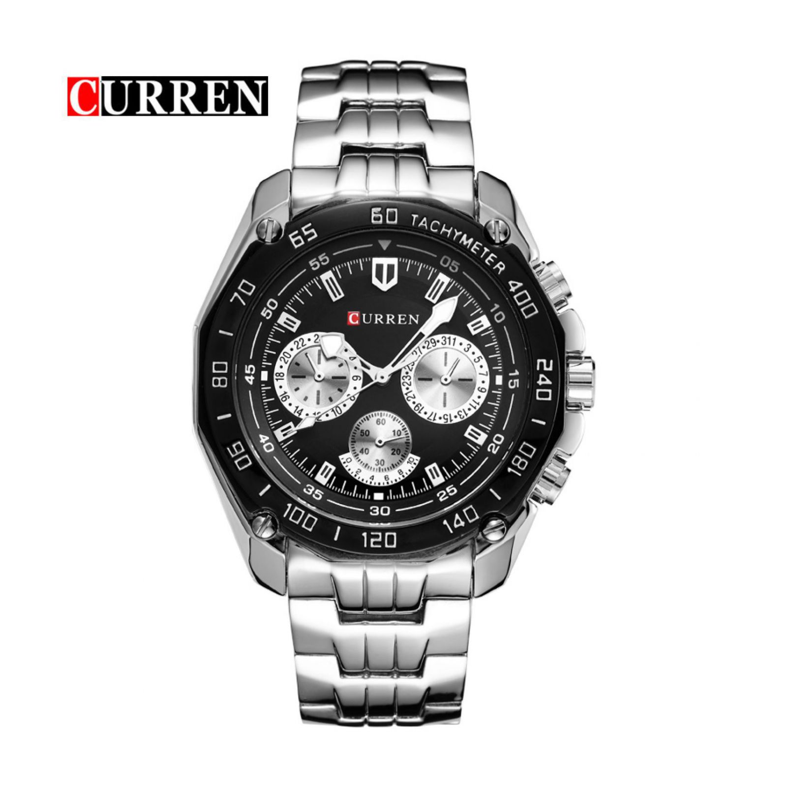 Foto 2 | Reloj Curren KREA351901 Plateado para Hombre