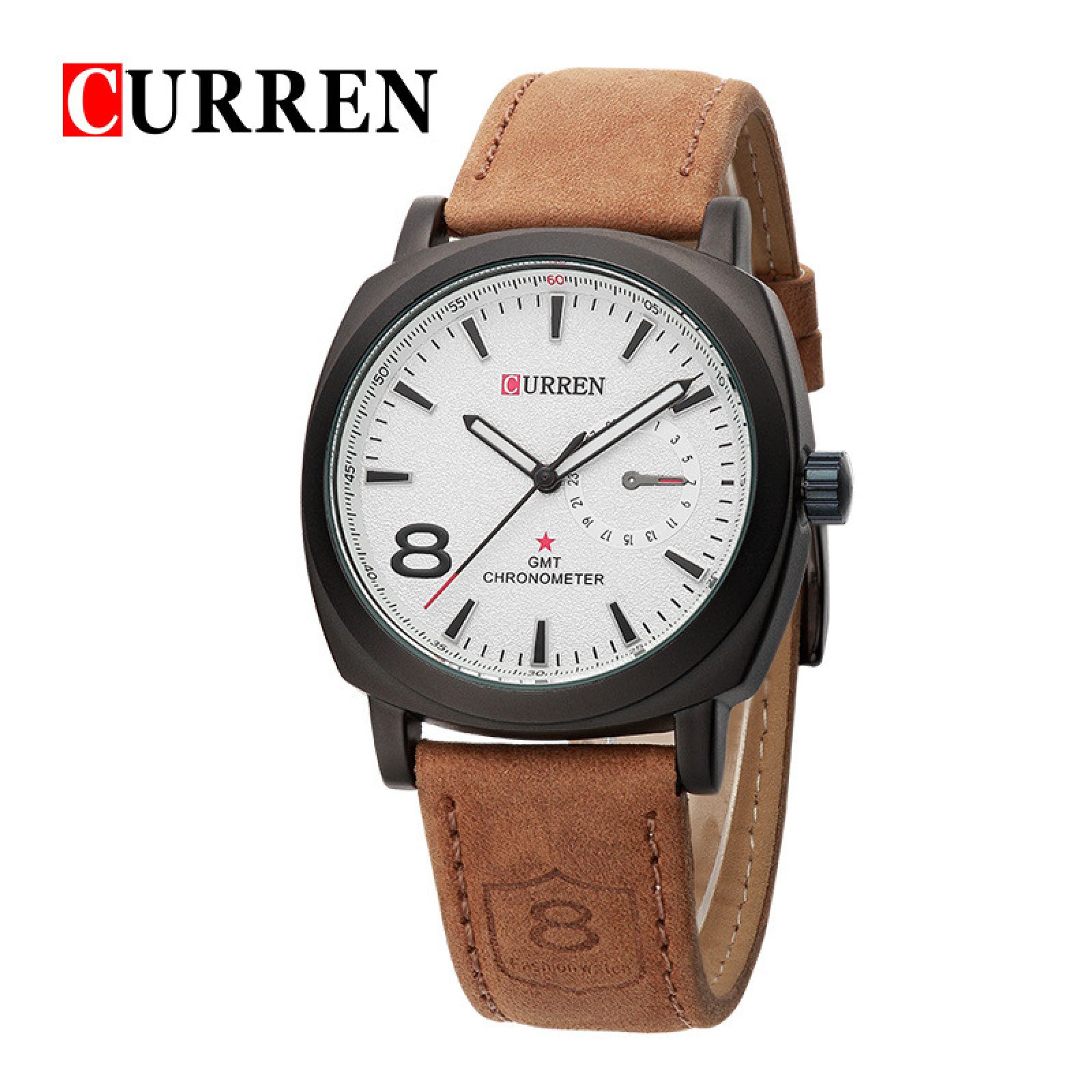 Reloj Curren Kre1902 Color Marrón Hombre