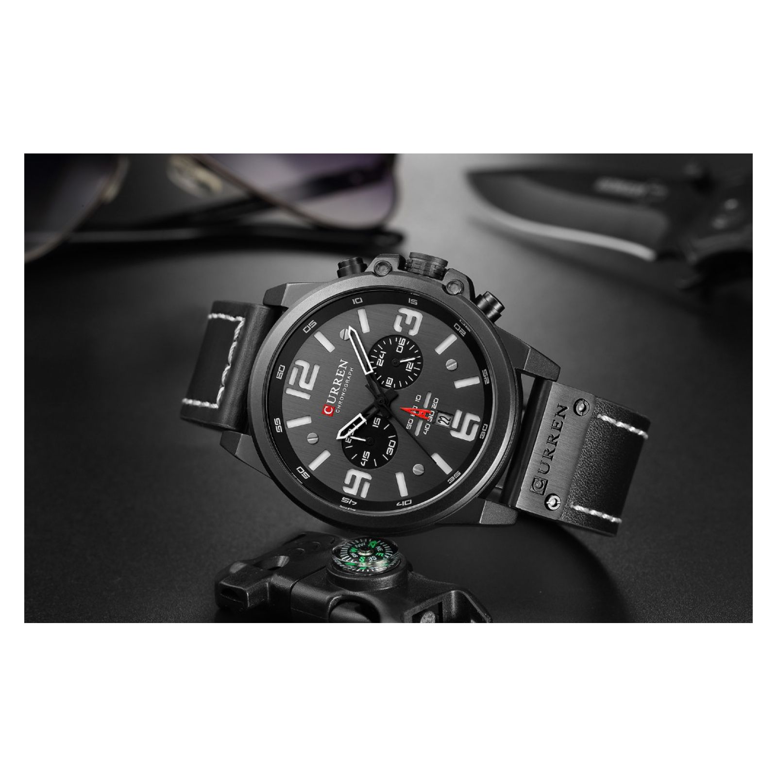 Foto 4 pulgar | Reloj Curren Krec1601 Color Negro para Hombre