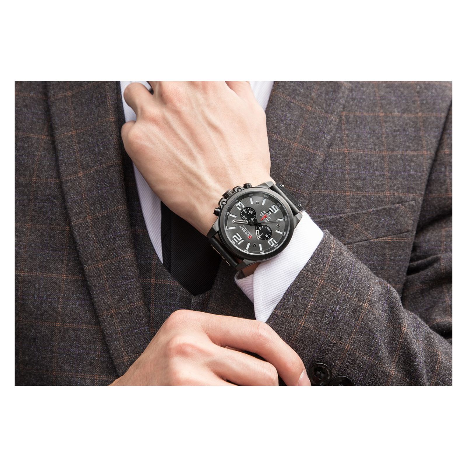 Foto 6 pulgar | Reloj Curren Krec1601 Color Negro para Hombre