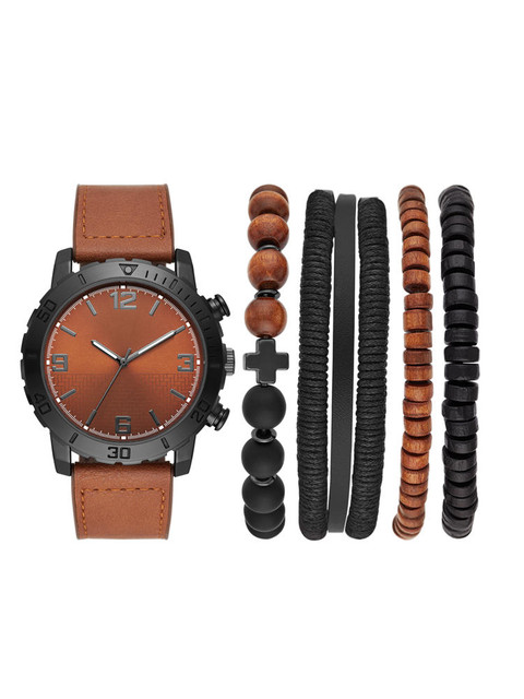 Set de Reloj Mass Market Color Gunmetal Fmdfl6024 para Hombre