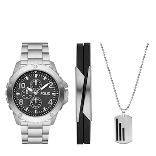Foto 1 | Set con Reloj Mass Market Sets Color Plata para Hombre