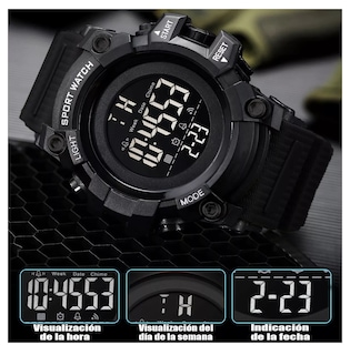 Foto 4 | Reloj Lab.G Negro para Hombre