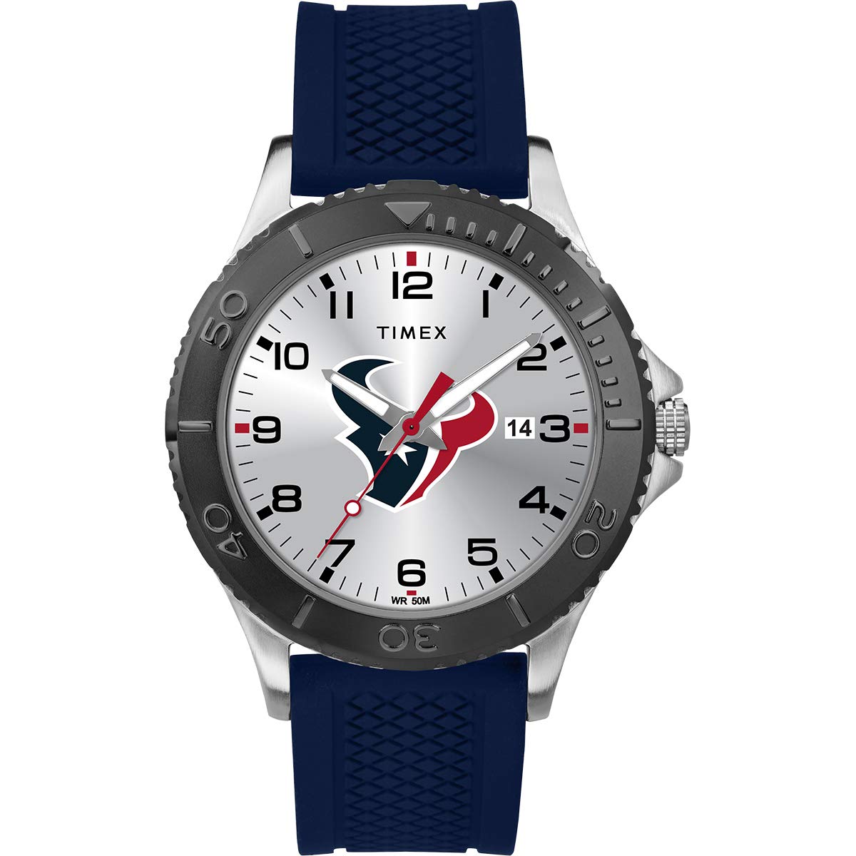 Foto 2 pulgar | Mira Timex Nfl Gamer Houston Texans Para Hombre - Venta Internacional.