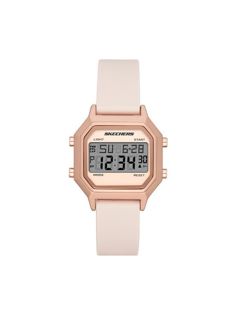 Reloj De Pulso Skechers Faysmith Sr6195 Color Oro Rosado Para Dama $649