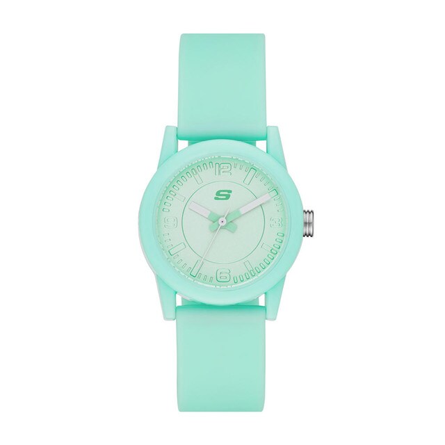 Reloj De Pulso Skechers Rosencrans Sr6035 Color Menta Para Dama $439