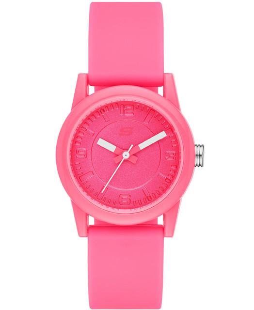 Reloj De Pulso Skechers Rosencrans Sr6032 Color Rosa Para Dama