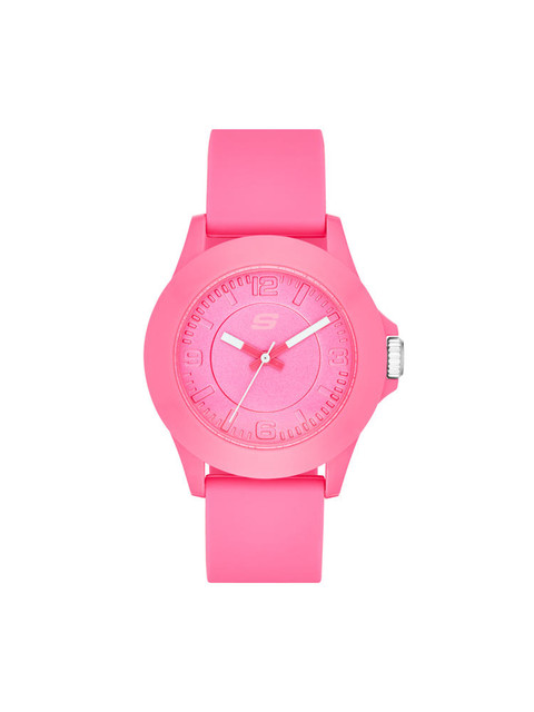 Reloj De Pulso Skechers Rosencrans Sr6022 Color Fiusha Para Dama