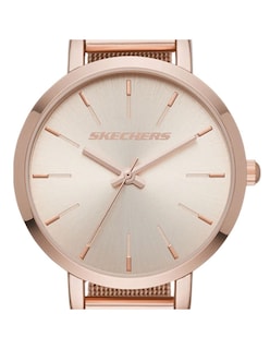 Foto 2 | Reloj De Pulso Skechers Sets Sr9029 Color Oro Rosado Para Dama