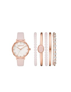 Foto 1 | Reloj De Pulso Skechers Sets Sr9034 Color Oro Rosado Para Dama