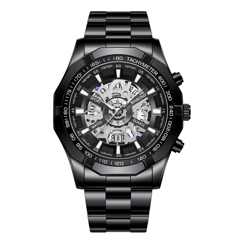 Reloj Binbond Hollow, Impermeable, No Mecánico, S033 - Venta Internacional.