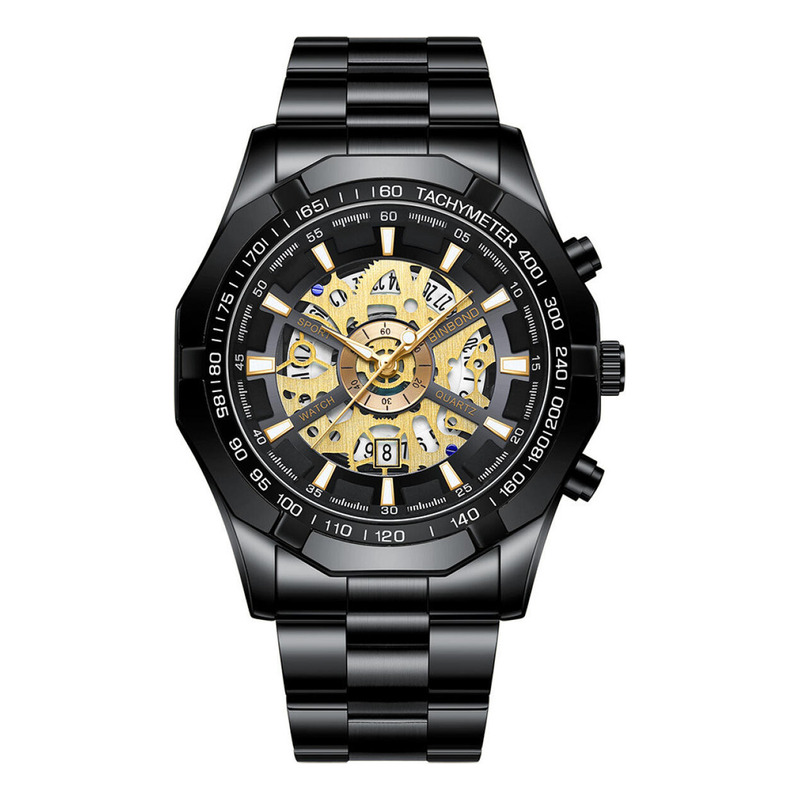 Reloj Binbond Hollow, Impermeable, No Mecánico, S033 - Venta Internacional.