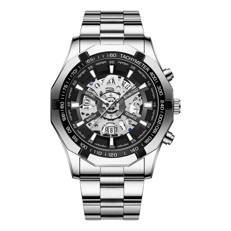 Reloj Binbond Hollow, Impermeable, No Mecánico, S033 - Venta Internacional.