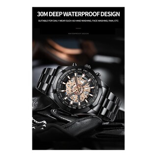 Foto 5 | Reloj Binbond Hollow, Impermeable, No Mecánico, S033 - Venta Internacional.