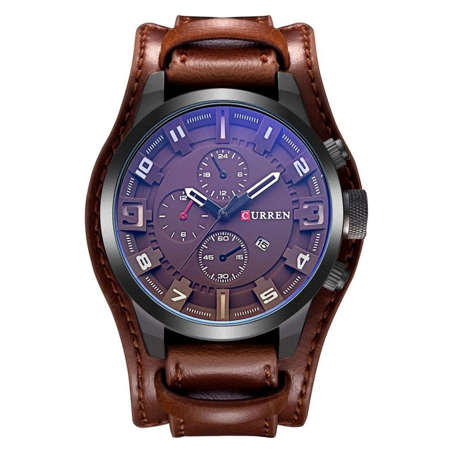 Reloj  Curren Krea96010811 Color Marrón Hombre