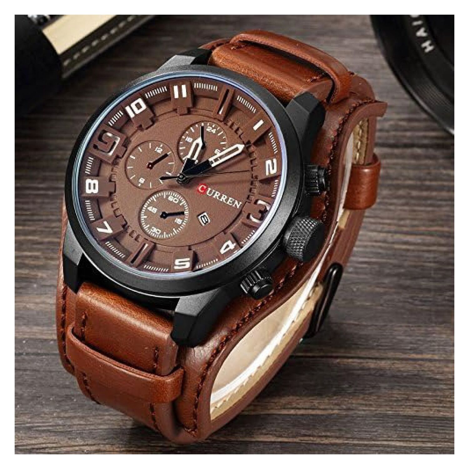 Foto 5 | Reloj  Curren Krea96010811 Color Marrón Hombre