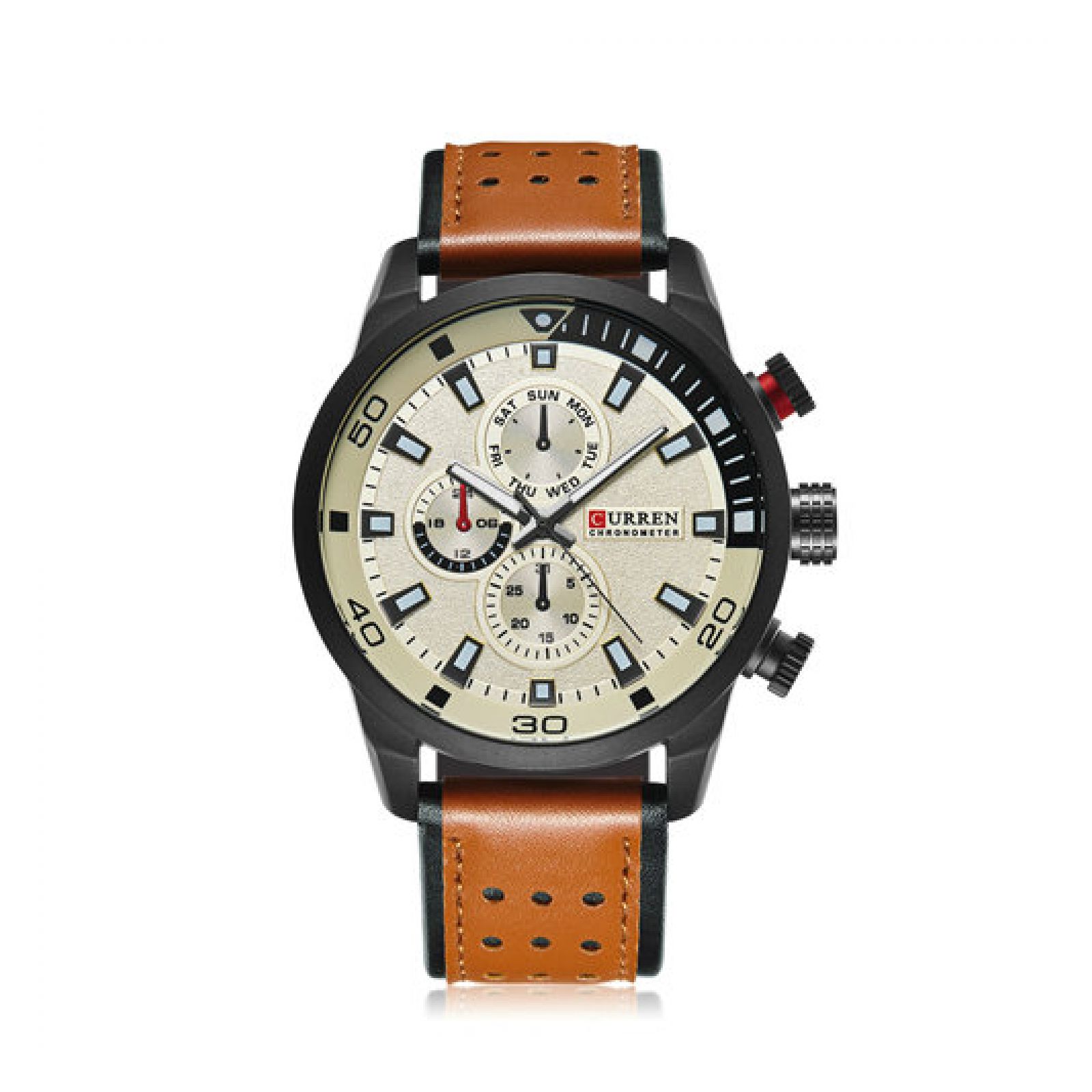 Reloj  Curren Kreb110111 Color Marrón Hombre