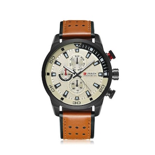 Foto 1 | Reloj Curren Kreb110111 Color Marrón Hombre