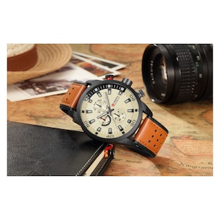 Foto 4 | Reloj Curren Kreb110111 Color Marrón Hombre