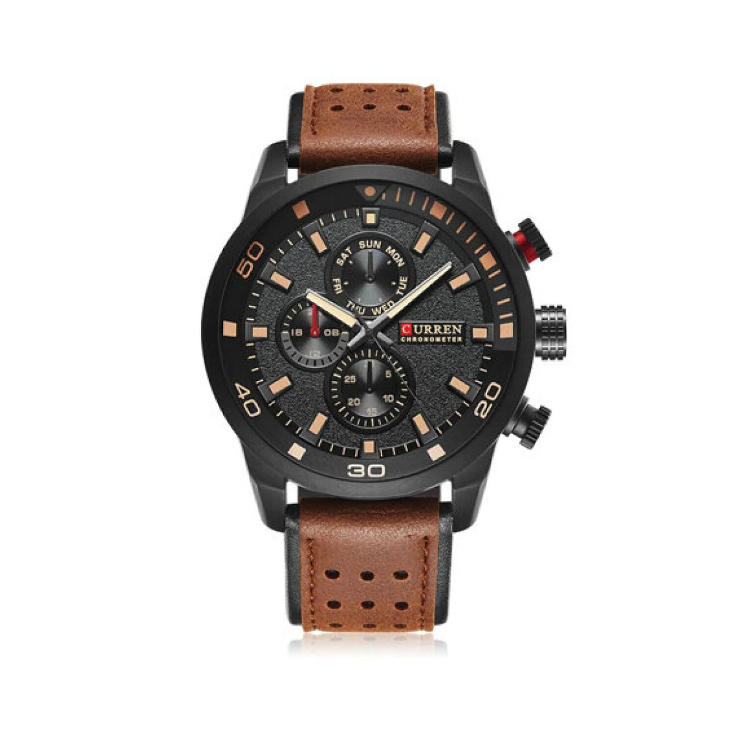 Reloj  Curren Kreb110128 Color Marrón Hombre