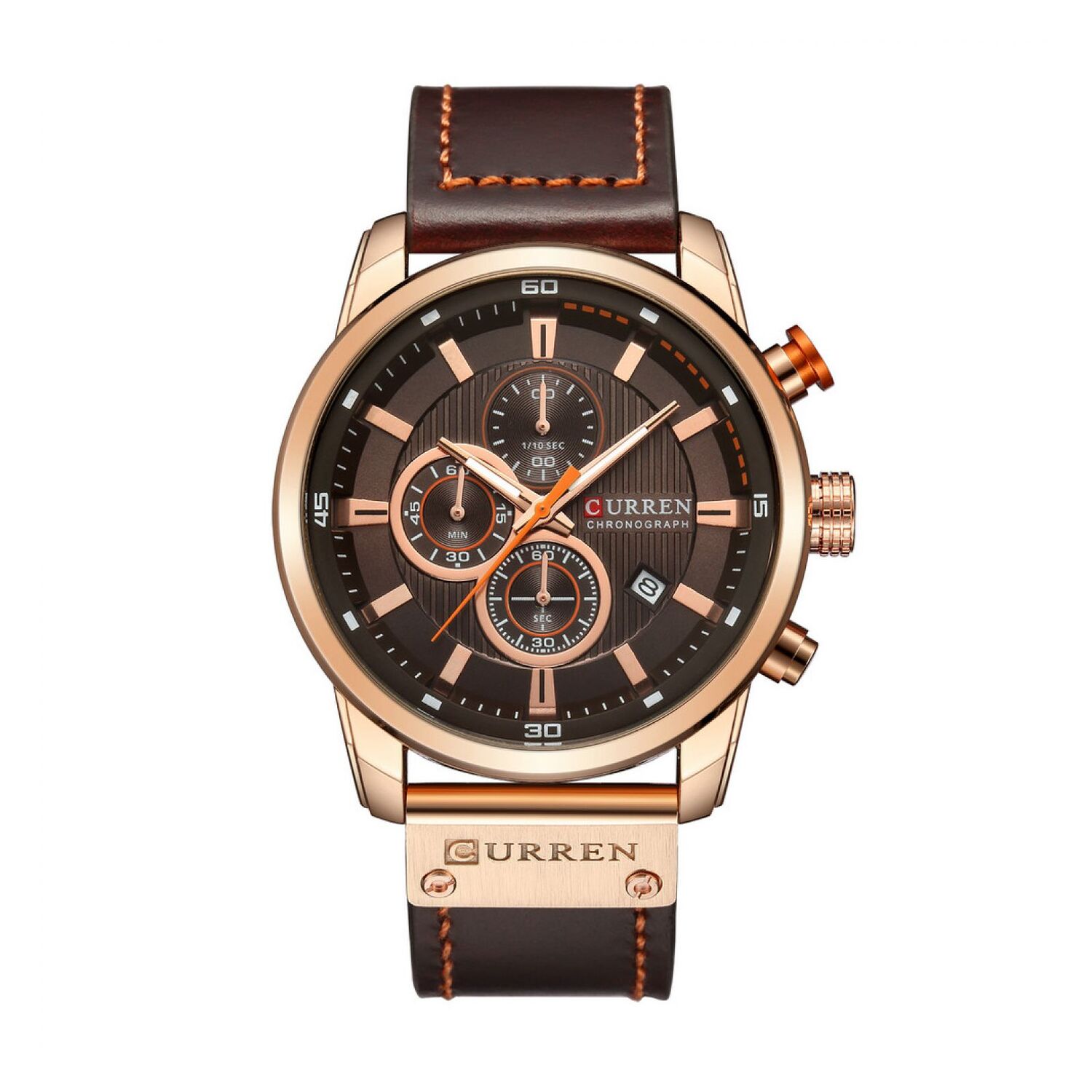 Reloj  Curren Kreb942001 Color Marrón Hombre