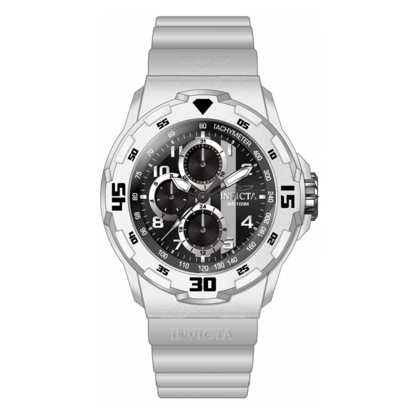 Reloj  Invicta 46400 Color Blanco Hombre