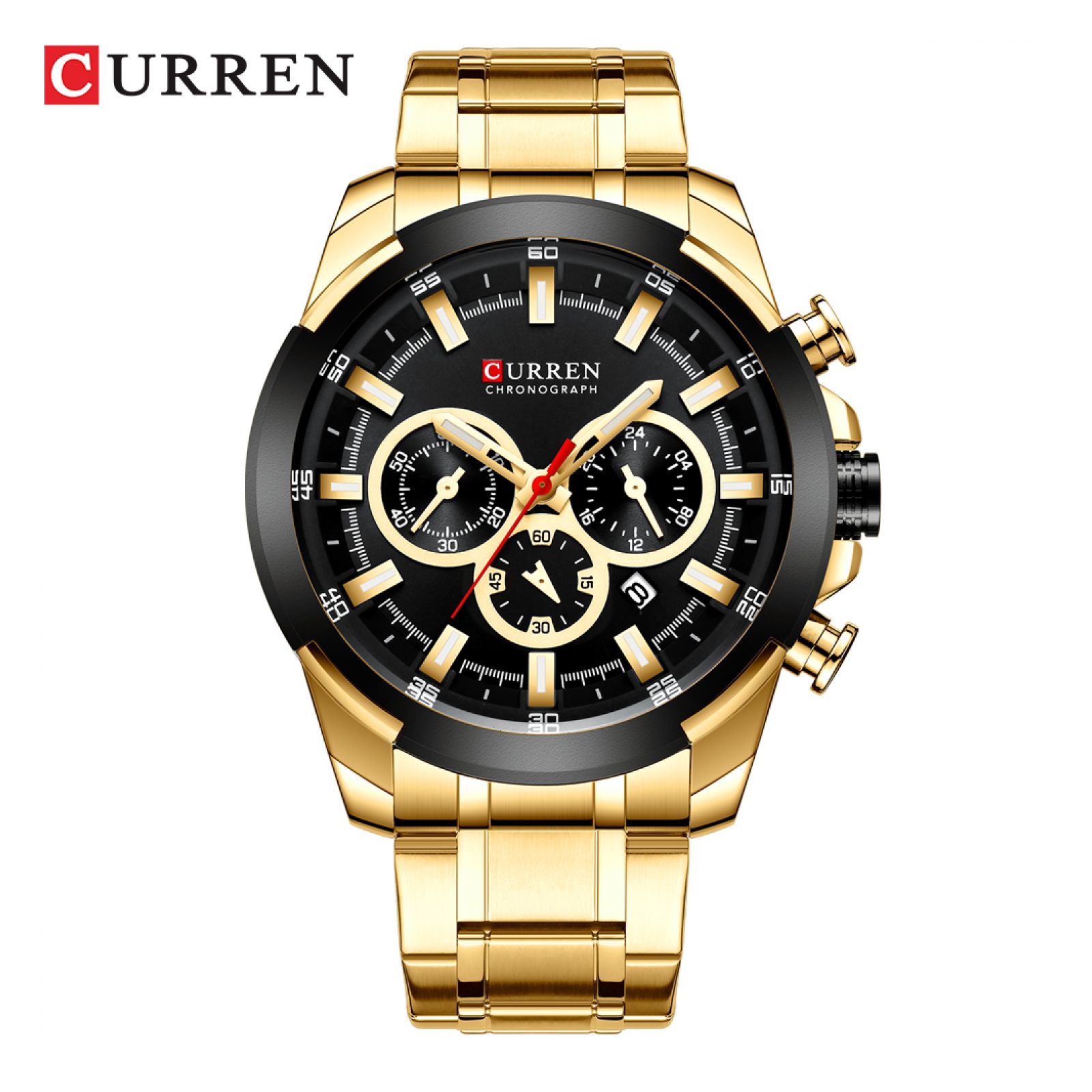 Reloj  Curren Krec9418 Color Dorado Hombre