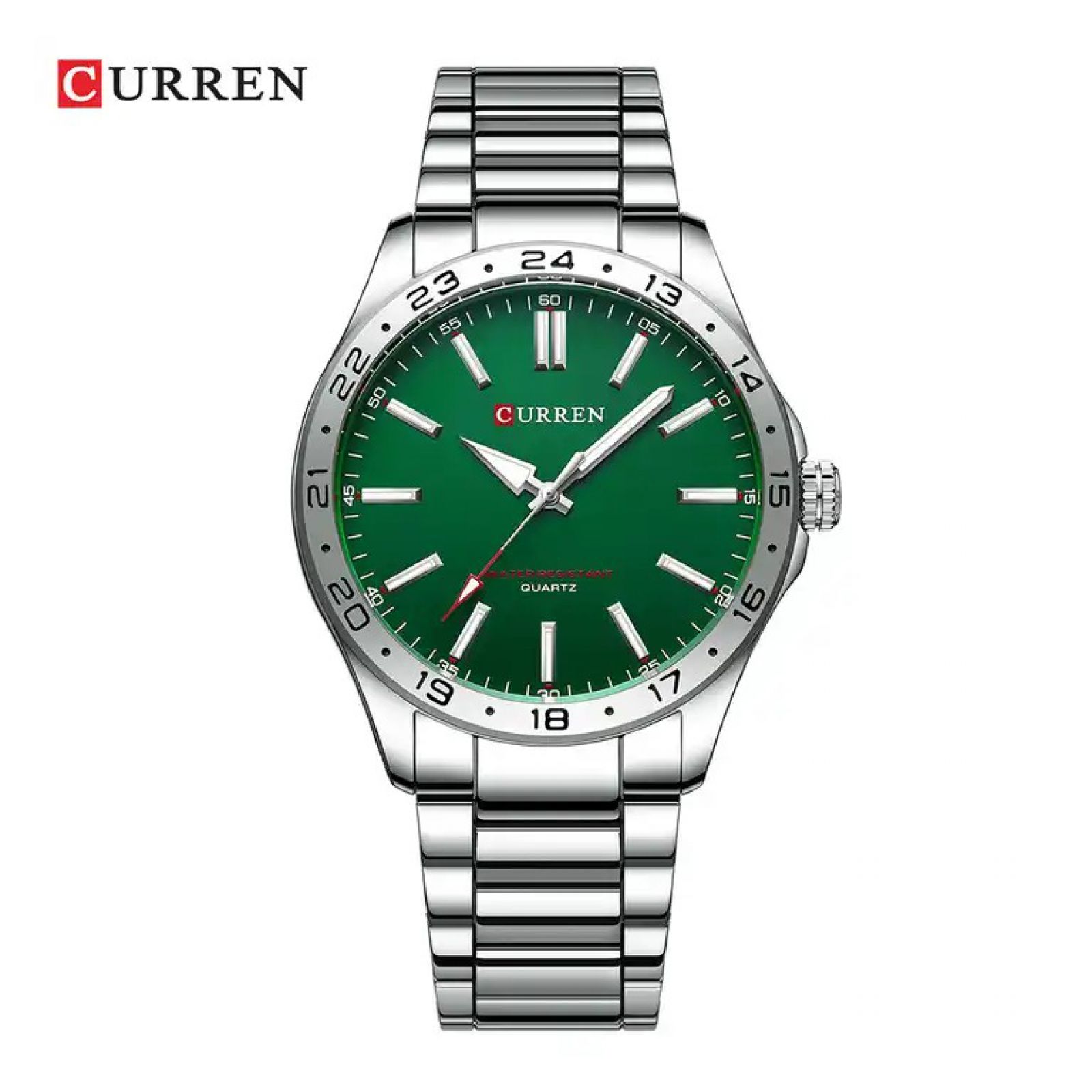 Reloj  Curren Kred9304 Color Plata Hombre