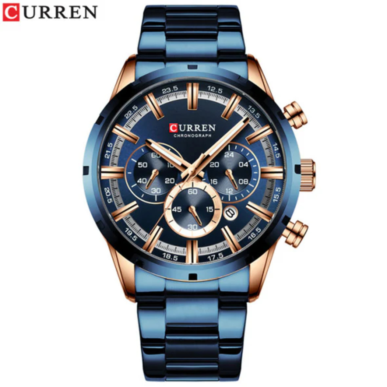 Reloj  Curren Krec7603 Color Azul Hombre