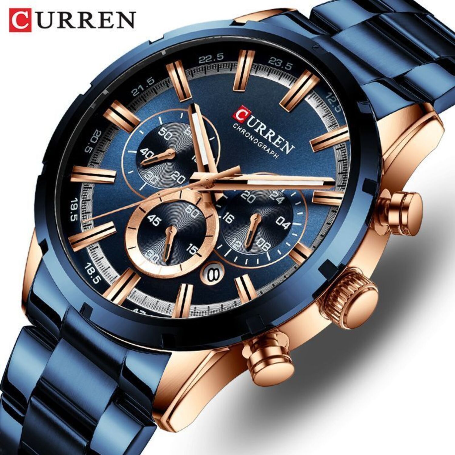 Foto 2 | Reloj  Curren Krec7603 Color Azul Hombre