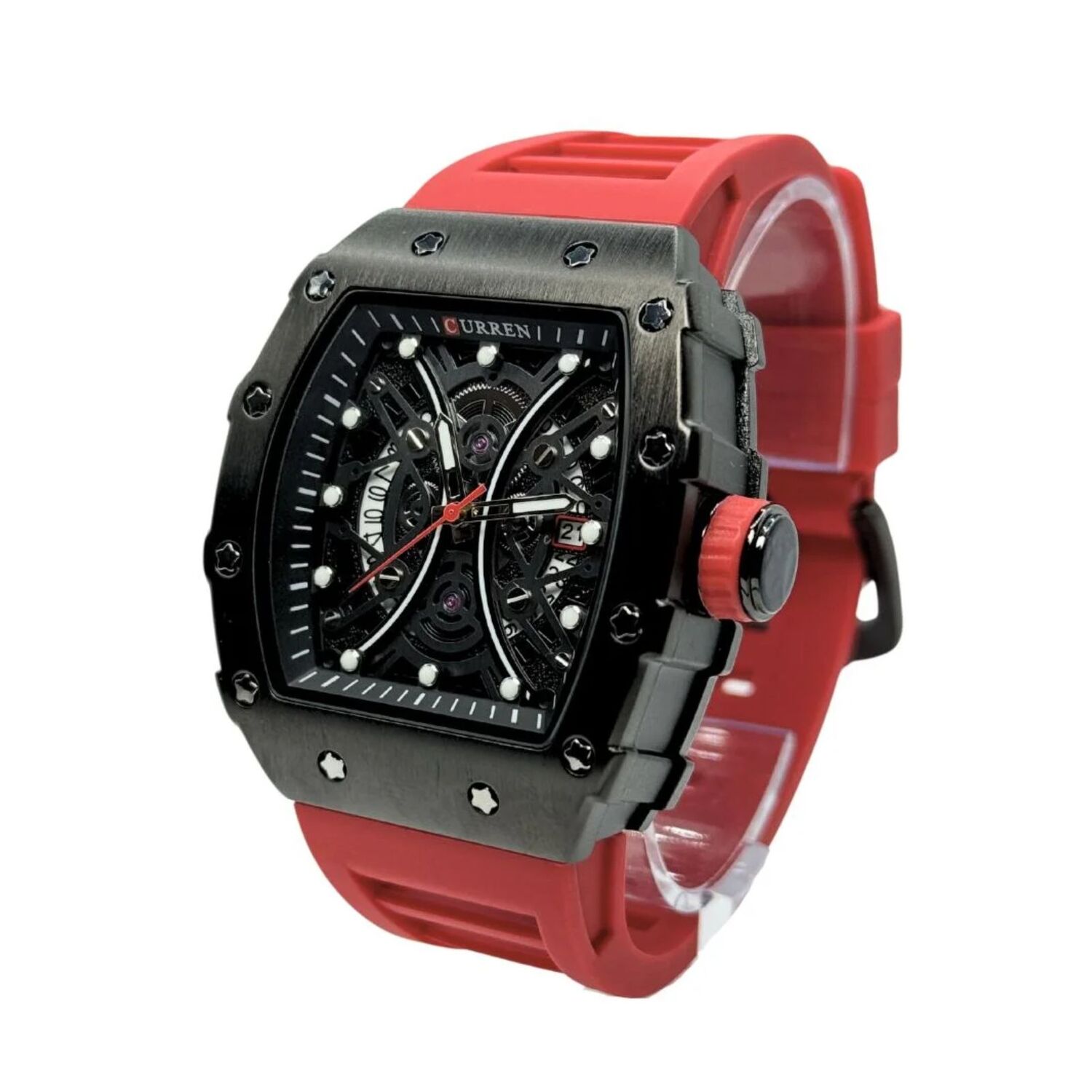 Foto 2 | Reloj  Curren Kred8003 Color Rojo Hombre