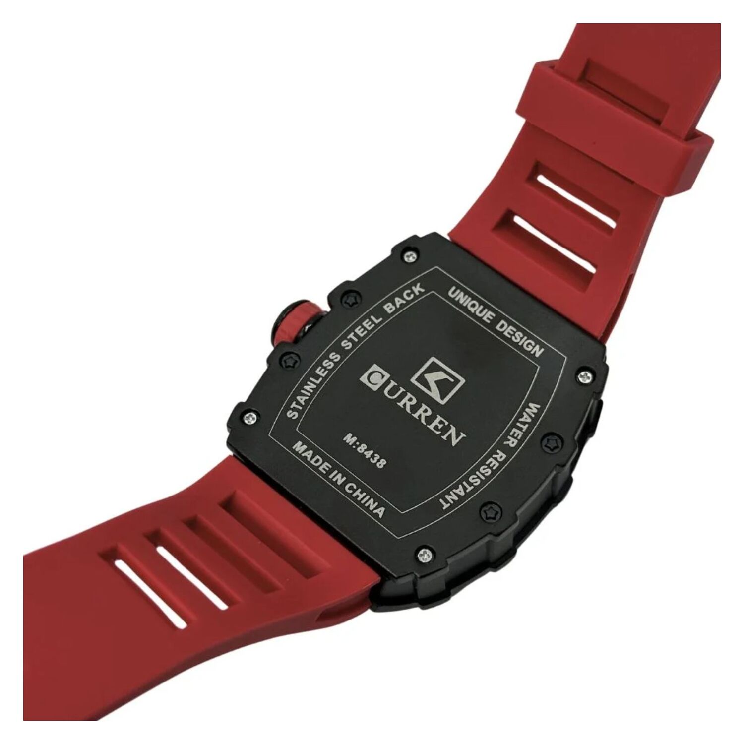 Foto 5 pulgar | Reloj  Curren Kred8003 Color Rojo Hombre