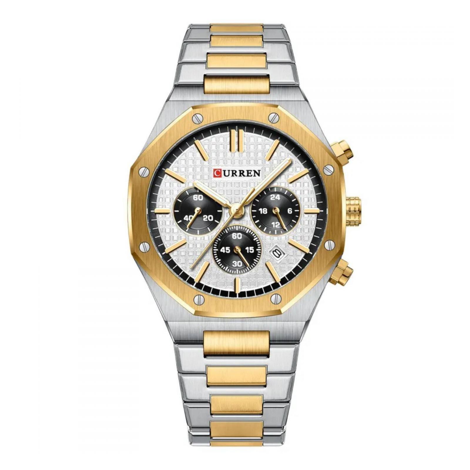 Foto 2 pulgar | Reloj Curren Kred8403 Plata para Hombre
