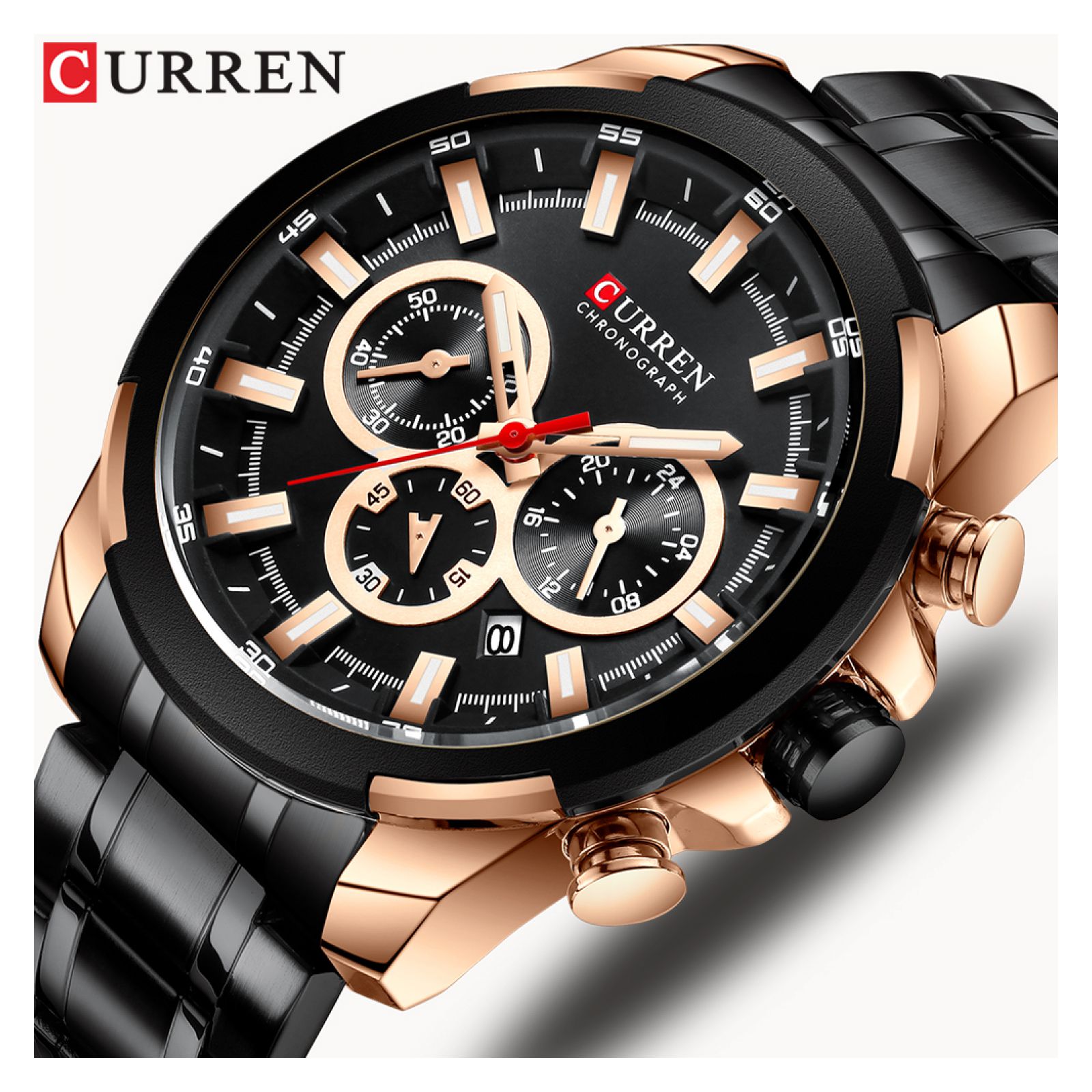 Foto 3 pulgar | Reloj Curren Krec9401 Negro para Hombre